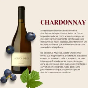Vinho Argentino Angelica Zapata Chardonnay Alta 750ml
