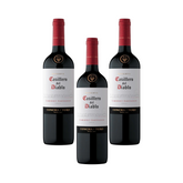 KIT com 3 Vinhos Concha y Toro Casillero Del Diablo Cabernet Sauvignon 750ml