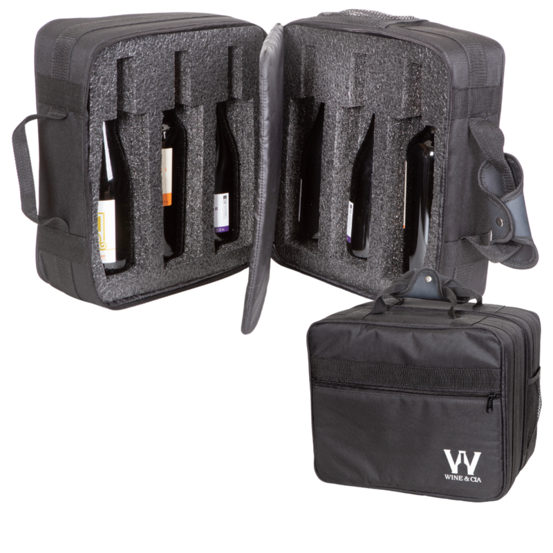 Mala EZ Trip – Bolsa Pequena Com Espuma Protetora De Garrafas e Taças