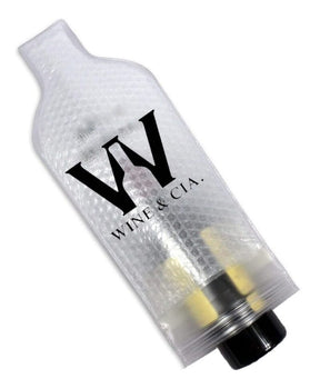 Protetor de garrafa de vinho em plástico bolha – Wine Skin – 12 unidades