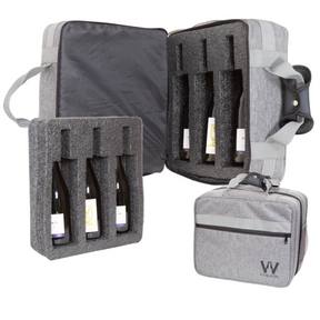 Mala EZ Trip – Bolsa Pequena Com Espuma Protetora De Garrafas e Taças