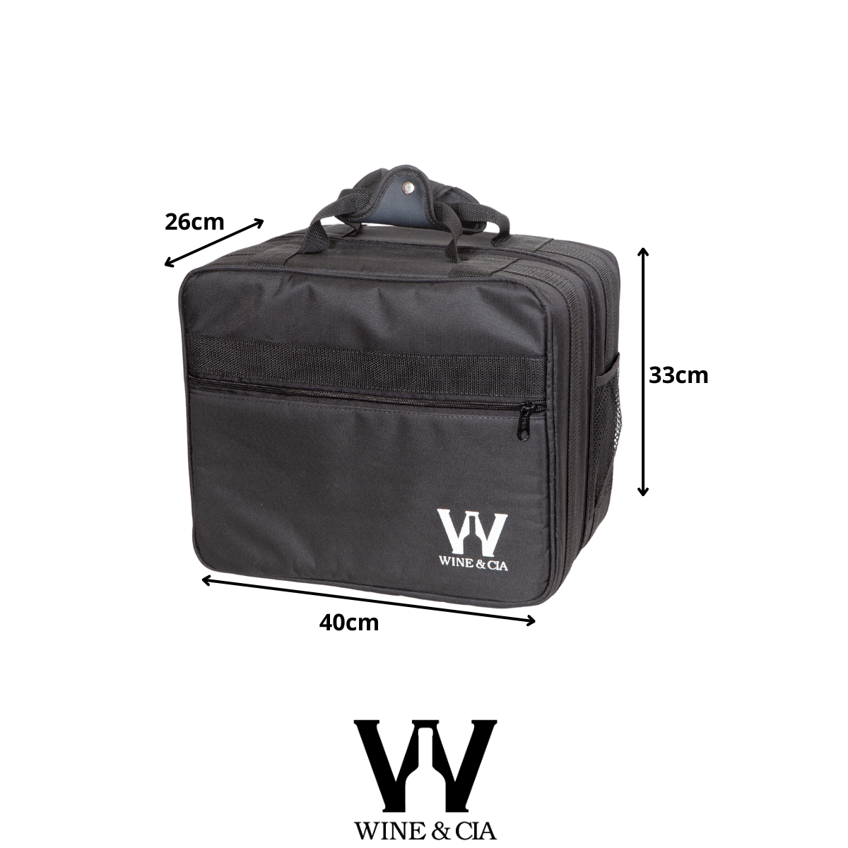 Mala EZ Trip – Bolsa Pequena Com Espuma Protetora De Garrafas e Taças